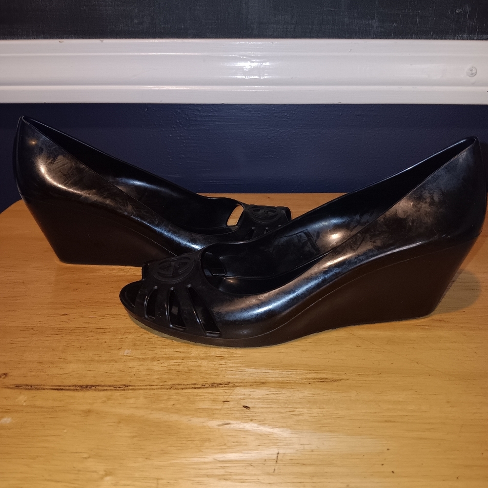 Gucci GG Rubber Wedges Size 5 1/2 - Picture 2 of 4